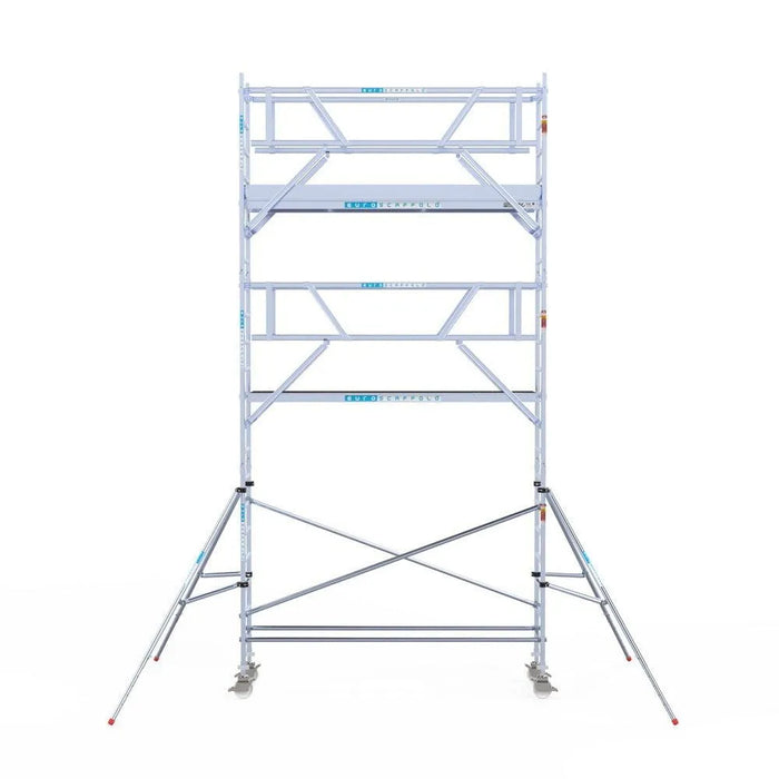 Rollgerüst Euroscaffold Professionell 75x305 7,2m Arbeitshöhe freistehend - Gerüstexpress.de