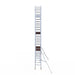 Rollgerüst Euroscaffold Professionell 75x305 8,2m Arbeitshöhe an der Fassade - Gerüstexpress.de