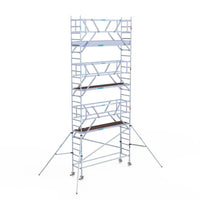 Rollgerüst Euroscaffold Professionell 75x305 8,2m Arbeitshöhe freistehend