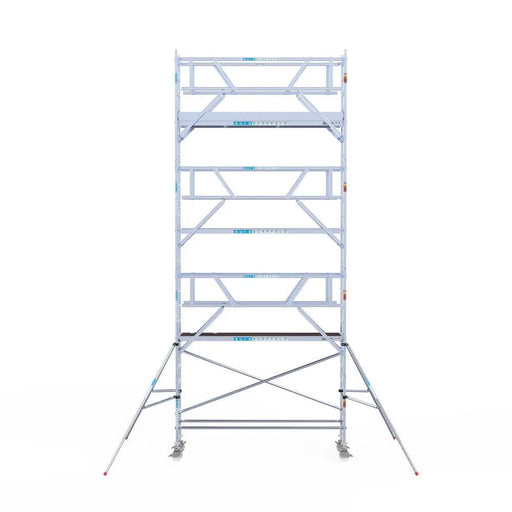 Rollgerüst Euroscaffold Professionell 75x305 8,2m Arbeitshöhe freistehend - Gerüstexpress.de