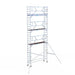 Rollgerüst Euroscaffold Professionell 75x305 9,2m Arbeitshöhe an der Fassade - Gerüstexpress.de