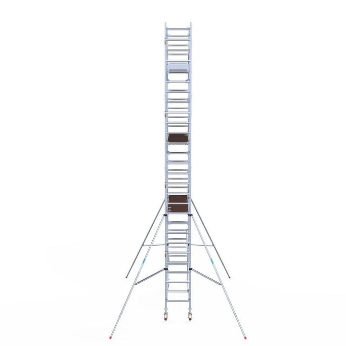 Rollgerüst Euroscaffold Professionell 75x305 9,2m Arbeitshöhe Carbonplattform freistehend - Gerüstexpress.de