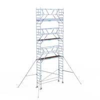 Rollgerüst Euroscaffold Professionell 75x305 9,2m Arbeitshöhe freistehend