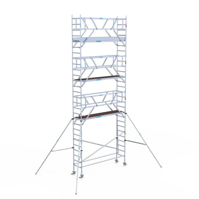 Rollgerüst Euroscaffold Professionell 75x305 9,2m Arbeitshöhe freistehend - Gerüstexpress.de