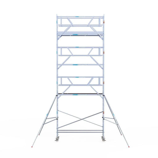 Rollgerüst Euroscaffold Professionell 75x305 9,2m Arbeitshöhe freistehend - Gerüstexpress.de