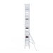 Rollgerüst Euroscaffold Professionell 90x190 10,2m Arbeitshöhe an der Fassade - Gerüstexpress.de
