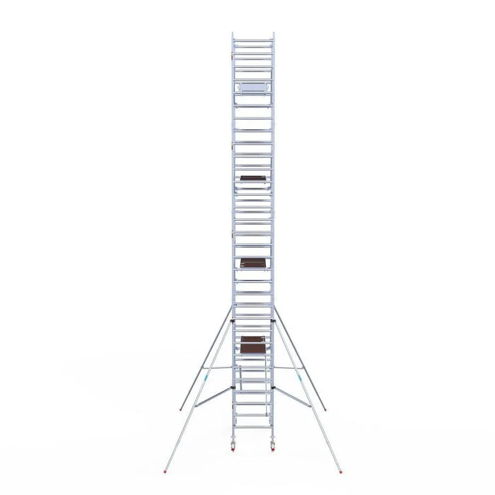 Rollgerüst Euroscaffold Professionell 90x190 10,2m Arbeitshöhe Carbonplattform freistehend - Gerüstexpress.de