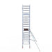 Rollgerüst Euroscaffold Professionell 90x190 6,2m Arbeitshöhe an der Fassade - Gerüstexpress.de