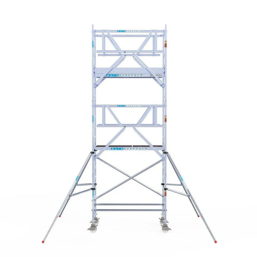 Rollgerüst Euroscaffold Professionell 90x190 6,2m Arbeitshöhe freistehend - Gerüstexpress.de