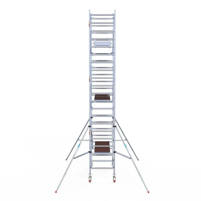 Rollgerüst Euroscaffold Professionell 90x190 7,2m Arbeitshöhe Carbonplattform freistehend - Gerüstexpress.de