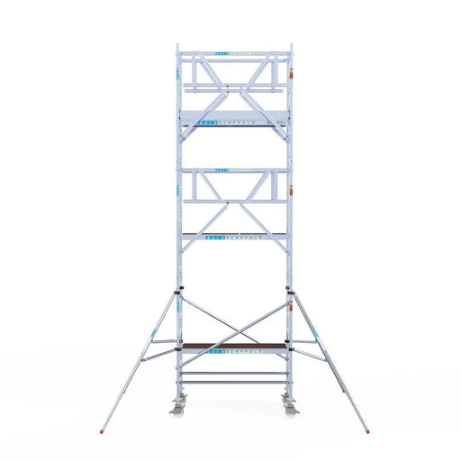 Rollgerüst Euroscaffold Professionell 90x190 7,2m Arbeitshöhe freistehend - Gerüstexpress.de