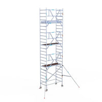 Rolling scaffold Euroscaffold Professional 90x190 8.2m working height on the facade