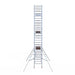 Rollgerüst Euroscaffold Professionell 90x190 8,2m Arbeitshöhe Carbonplattform freistehend - Gerüstexpress.de