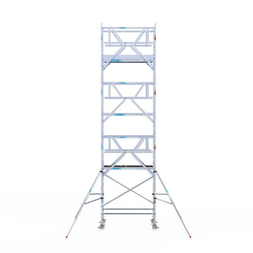 Rollgerüst Euroscaffold Professionell 90x190 8,2m Arbeitshöhe Carbonplattform freistehend - Gerüstexpress.de