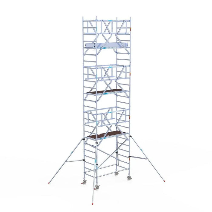 Rollgerüst Euroscaffold Professionell 90x190 8,2m Arbeitshöhe freistehend - Gerüstexpress.de