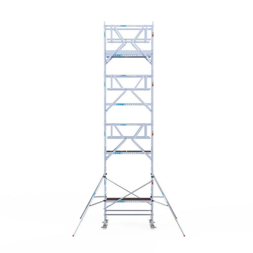Rollgerüst Euroscaffold Professionell 90x190 9,2m Arbeitshöhe Carbonplattform freistehend - Gerüstexpress.de