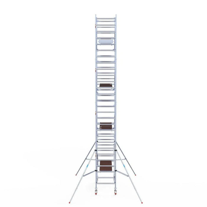 Rollgerüst Euroscaffold Professionell 90x190 9,2m Arbeitshöhe Carbonplattform freistehend - Gerüstexpress.de