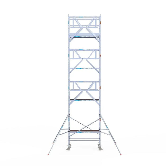Rollgerüst Euroscaffold Professionell 90x190 9,2m Arbeitshöhe freistehend - Gerüstexpress.de