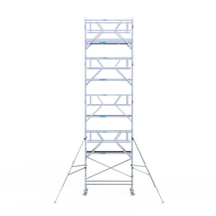 Rollgerüst Euroscaffold Professionell 90x250 10,2m Arbeitshöhe Carbonplattform freistehend - Gerüstexpress.de