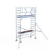 Rollgerüst Euroscaffold Professionell 90x250 5,2m Arbeitshöhe an der Fassade - Gerüstexpress.de