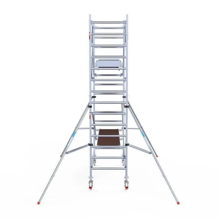 Rollgerüst Euroscaffold Professionell 90x250 5,2m Arbeitshöhe Carbonplattform freistehend - Gerüstexpress.de