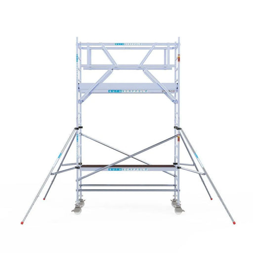 Rollgerüst Euroscaffold Professionell 90x250 5,2m Arbeitshöhe freistehend - Gerüstexpress.de