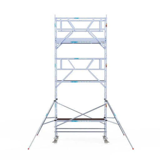Rollgerüst Euroscaffold Professionell 90x250 7,2m Arbeitshöhe Carbonplattform freistehend - Gerüstexpress.de