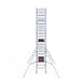 Rollgerüst Euroscaffold Professionell 90x250 7,2m Arbeitshöhe Carbonplattform freistehend - Gerüstexpress.de