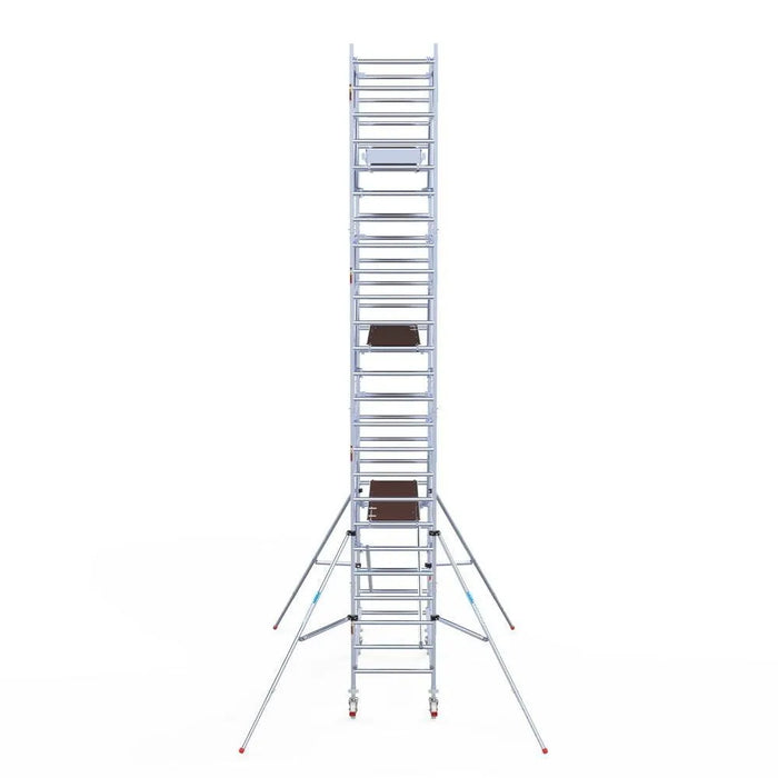 Rollgerüst Euroscaffold Professionell 90x250 8,2m Arbeitshöhe Carbonplattform freistehend - Gerüstexpress.de