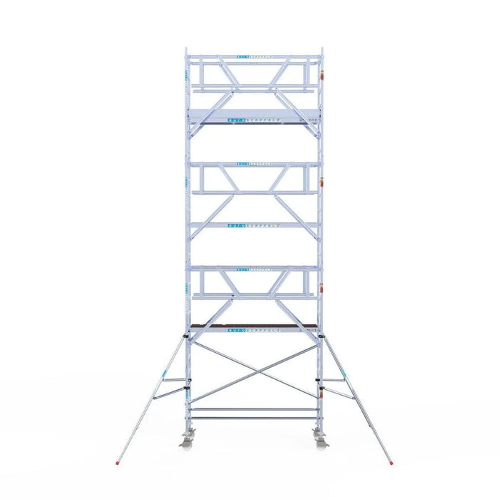 Rollgerüst Euroscaffold Professionell 90x250 8,2m Arbeitshöhe freistehend - Gerüstexpress.de