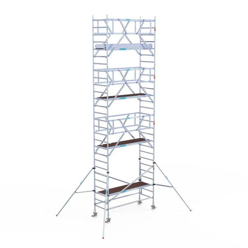 Rollgerüst Euroscaffold Professionell 90x250 9,2m Arbeitshöhe Carbonplattform freistehend - Gerüstexpress.de