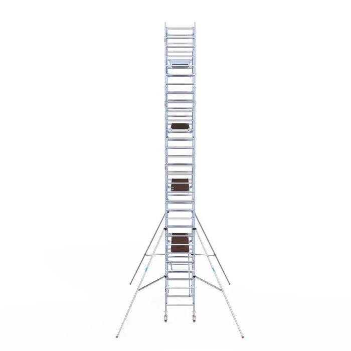 Rollgerüst Euroscaffold Professionell 90x305 10,2m Arbeitshöhe Carbonplattform freistehend - Gerüstexpress.de