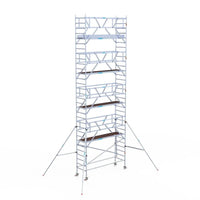 Rollgerüst Euroscaffold Professionell 90x305 10,2m Arbeitshöhe Carbonplattform freistehend
