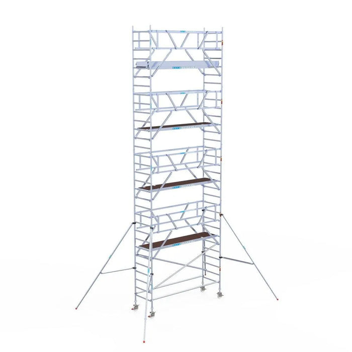 Rollgerüst Euroscaffold Professionell 90x305 10,2m Arbeitshöhe Carbonplattform freistehend - Gerüstexpress.de
