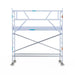 Rollgerüst Euroscaffold Professionell 90x305 4,2m Arbeitshöhe an der Fassade - Gerüstexpress.de