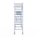 Rollgerüst Euroscaffold Professionell 90x305 4,2m Arbeitshöhe an der Fassade - Gerüstexpress.de