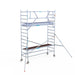 Rollgerüst Euroscaffold Professionell 90x305 5,2m Arbeitshöhe an der Fassade - Gerüstexpress.de