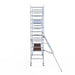 Rollgerüst Euroscaffold Professionell 90x305 5,2m Arbeitshöhe an der Fassade - Gerüstexpress.de