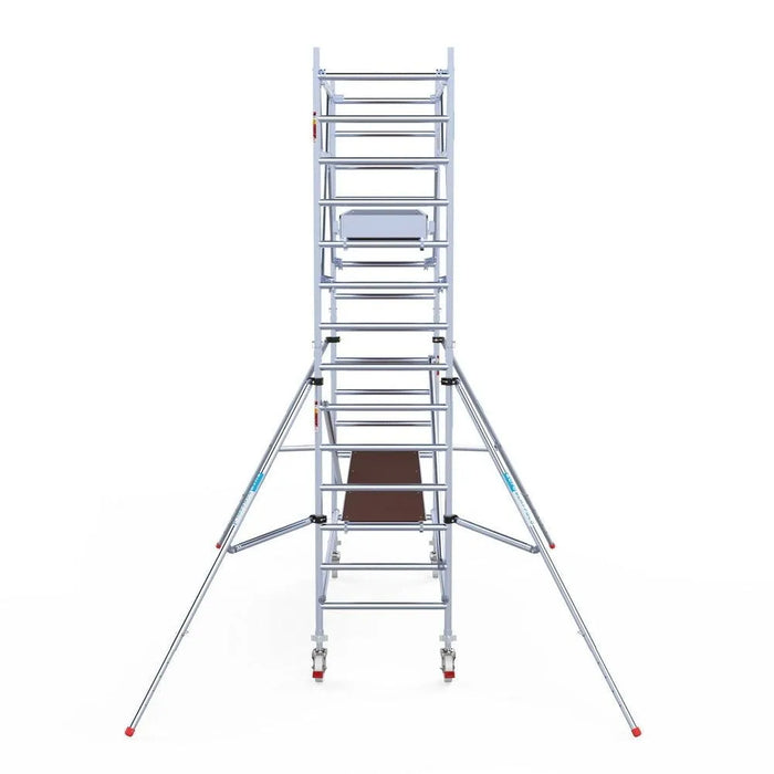 Rollgerüst Euroscaffold Professionell 90x305 5,2m Arbeitshöhe Carbonplattform freistehend - Gerüstexpress.de