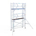 Rollgerüst Euroscaffold Professionell 90x305 6,2m Arbeitshöhe an der Fassade - Gerüstexpress.de