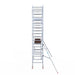 Rollgerüst Euroscaffold Professionell 90x305 6,2m Arbeitshöhe an der Fassade - Gerüstexpress.de