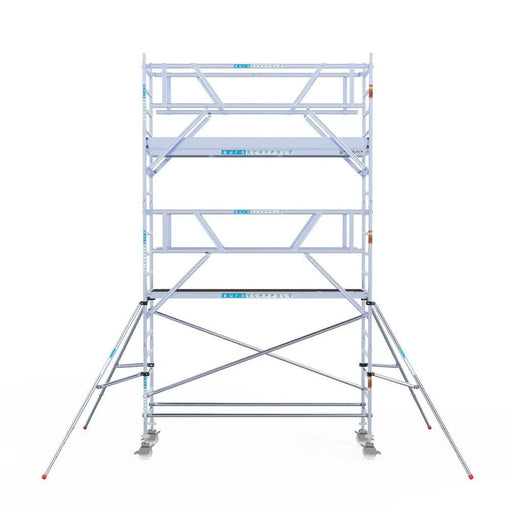 Rollgerüst Euroscaffold Professionell 90x305 6,2m Arbeitshöhe freistehend - Gerüstexpress.de