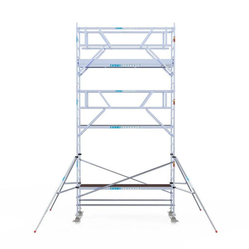 Rollgerüst Euroscaffold Professionell 90x305 7,2m Arbeitshöhe Carbonplattform freistehend - Gerüstexpress.de