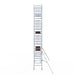 Rollgerüst Euroscaffold Professionell 90x305 8,2m Arbeitshöhe an der Fassade - Gerüstexpress.de