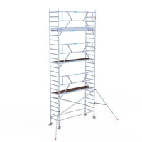 Rollgerüst Euroscaffold Professionell 90x305 8,2m Arbeitshöhe an der Fassade