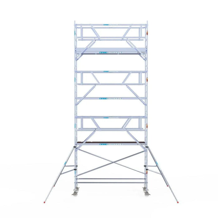 Rollgerüst Euroscaffold Professionell 90x305 8,2m Arbeitshöhe freistehend - Gerüstexpress.de