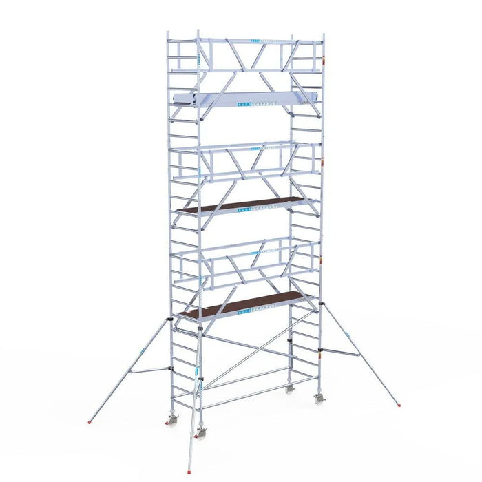 Rollgerüst Euroscaffold Professionell 90x305 8,2m Arbeitshöhe freistehend - Gerüstexpress.de