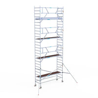Rollgerüst Euroscaffold Professionell 90x305 9,2m Arbeitshöhe an der Fassade
