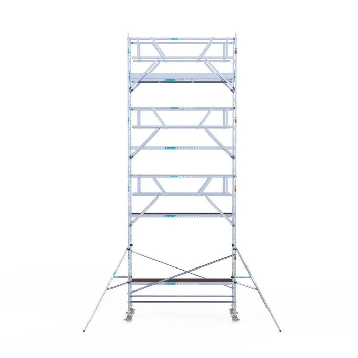 Rollgerüst Euroscaffold Professionell 90x305 9,2m Arbeitshöhe Carbonplattform freistehend - Gerüstexpress.de