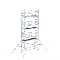 Rollgerüst Euroscaffold Professionell 90x305 9,2m Arbeitshöhe Carbonplattform freistehend